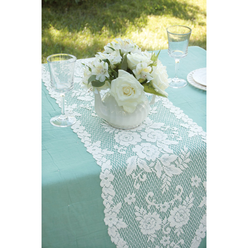 Chemin de table Billups, Blanc, L 45 po x L 13 po
