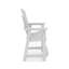 Chaise de comptoir foncé de style Adirondack - Bois d'œuvre en polyéthylène haute densité élégant pour la salle à manger (à l'exception de la table)-803944232