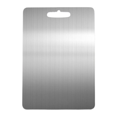 Food Grade Stainless Steel Cutting Board - Stainless Steel Cutting Board For Kitchen 304 Chopping Board Food-Grade For Meat Fruit Vegetables Dishwasher Safe