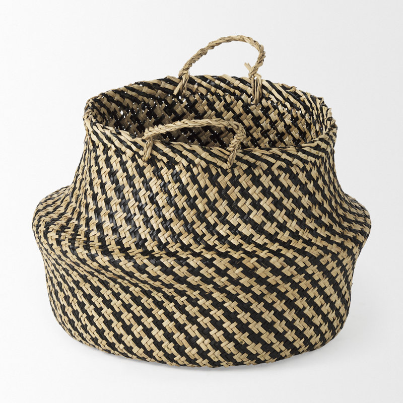 Joss & Main Zeppa Seagrass Decorative Basket