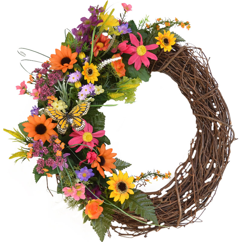 Faux Silk 19 " Wreath