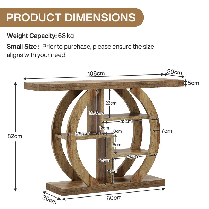 108cm Console Table
