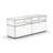 Lateafa 59.05'' Wide 2 - Shelf Storage Cabinet-1306007125