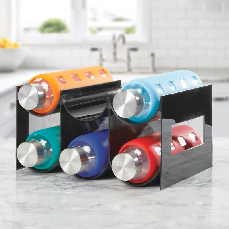 Arthenia 6 Bottle Tabletop Wine Bottle Rack, Black