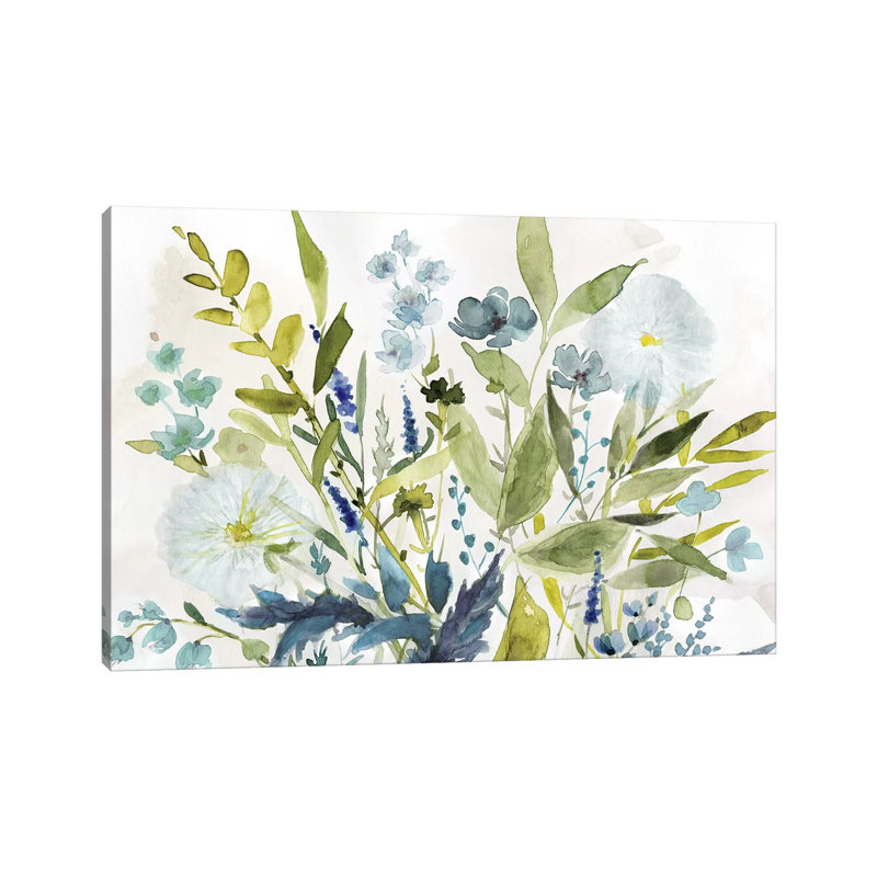 Olive Greens by Carol Robinson - Painting on Canvas, Wrapped Canvas, 30.48 cm H x 45.72 cm W