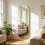 Miroir mural ovale en métal-669632244