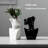 Ceramic Vase With Earrings Art