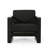 Bay Mp1 Aluminium Outdoor Chair, Dark Gray Finish, 31.09 In. Depth, 26.72 Width, 25.33 Height Club Chair For Picnic Area,