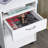 Compact Mobile Storage Cabinet Organizer With Drawer And Cabinet, Printer Stand With Castors For Home And Office Use-1273802580
