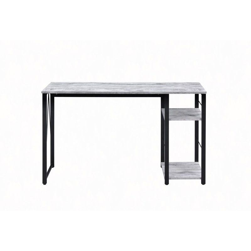 Bureau d'écriture antique blanc et noir, Blanc antique