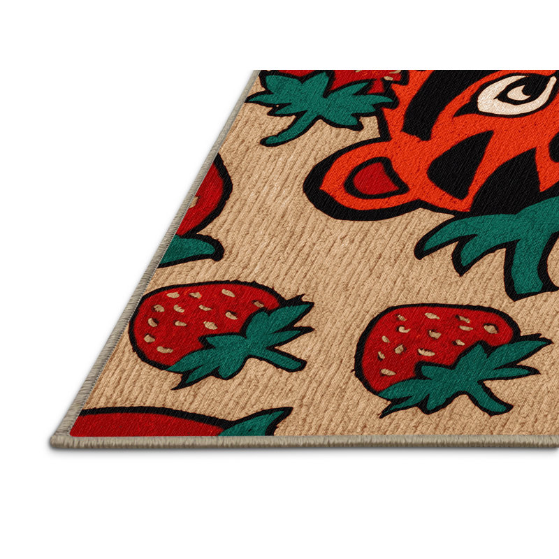  Tapis lavable tigré aux gros chats, Tapis de couloir 2 pi x 4 pi