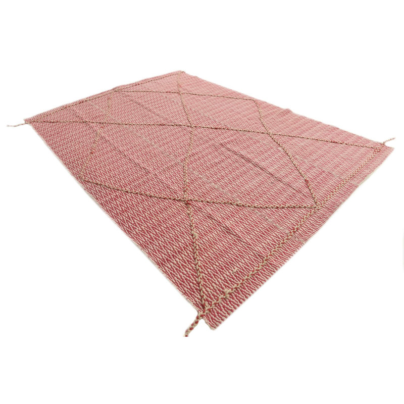 6x9 Pinson Pink and Ivory Rug