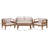 Alta 4 Piece Teak Conversation Set