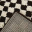 Channahon Brown/Cream Checkered Shag Area Rug-1876754507