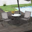 Chaise d'extérieur en métal Hiyam