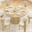 43.3'' Round Pedestal Dining Table-2129888154