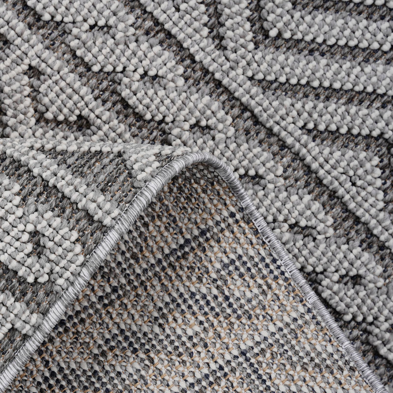 Collection Geometric Indoor/Outdoor Area Rug, Rectangle 5'3" x 7'6"