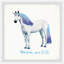 Nakia «Ombre Unicorn Hair», reproduction encadrée-1823884658