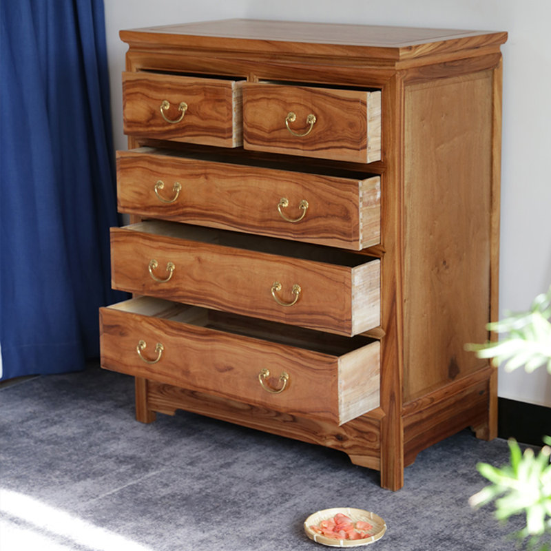 Solid Camphor Wood Hallway Cabinet