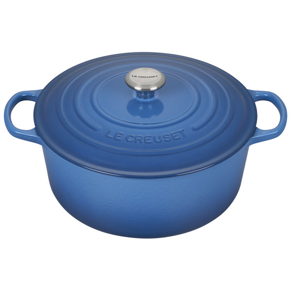 Le Creuset Signature Enameled Cast Iron Round Dutch Oven with Lid ...