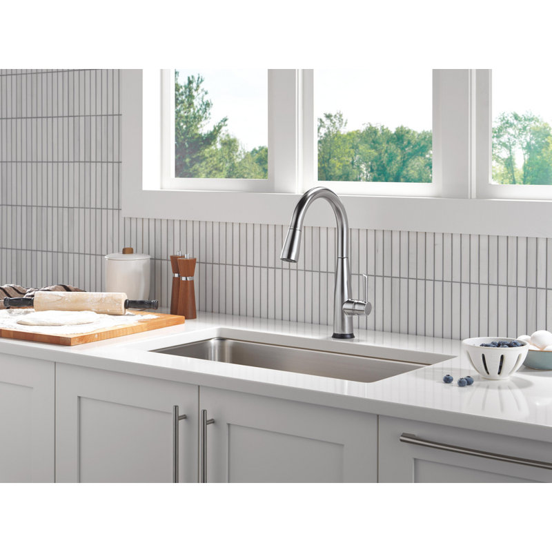 Essa Touch2O Kitchen Sink Faucet with Touchless Technology, Arctic Stainless