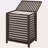 Bamboo Laundry Hamper With Lid, Laundry Basket With Removable Liner Bag, Dirty Clothes Hamper, 19.75 X 14.25 X 23.5 Inches-1353025507