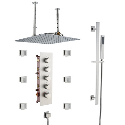 AquaRhapsody Complete Shower System with Rough in-Valve