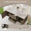Meuble-lavabo flottant avec lavabo-833439988