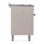 Cuisinière à double combustible de 60 po avec 9 brûleurs scellés et plaque chauffante (porte pleine) Nostalgie II de la série ILVE-511378220-511378219