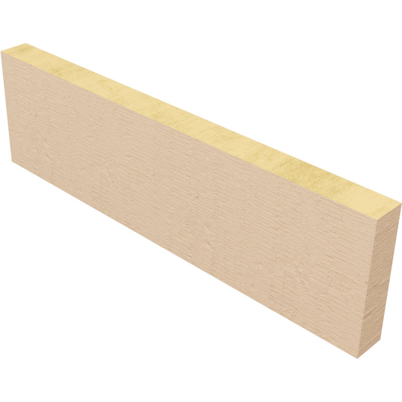 Block Woodgrain TimberThane Rafter Tail, Primed Tan, 8" H x 28" W x 2" D