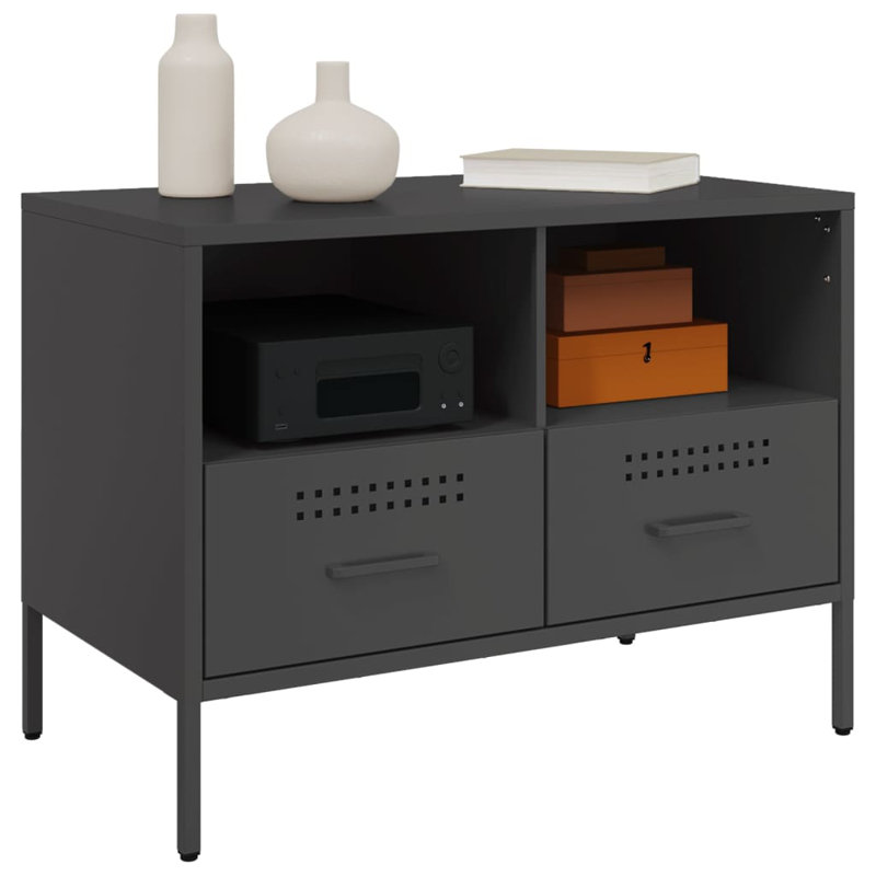 Yes_No_Yes_No_No TV Stand, Black, 68cm