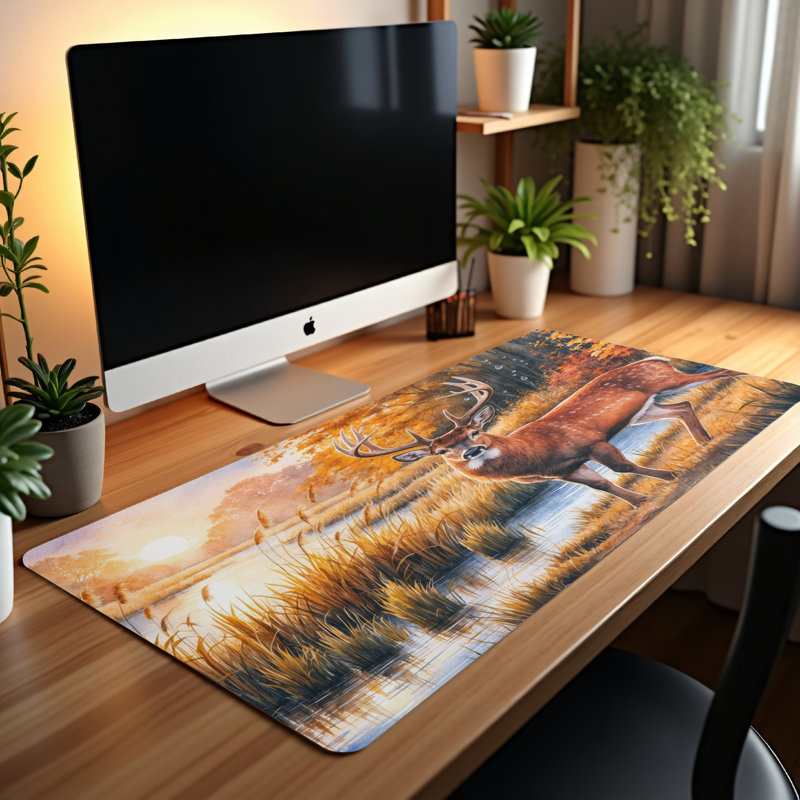Polyester Desk Pad, 31.5x15.5
