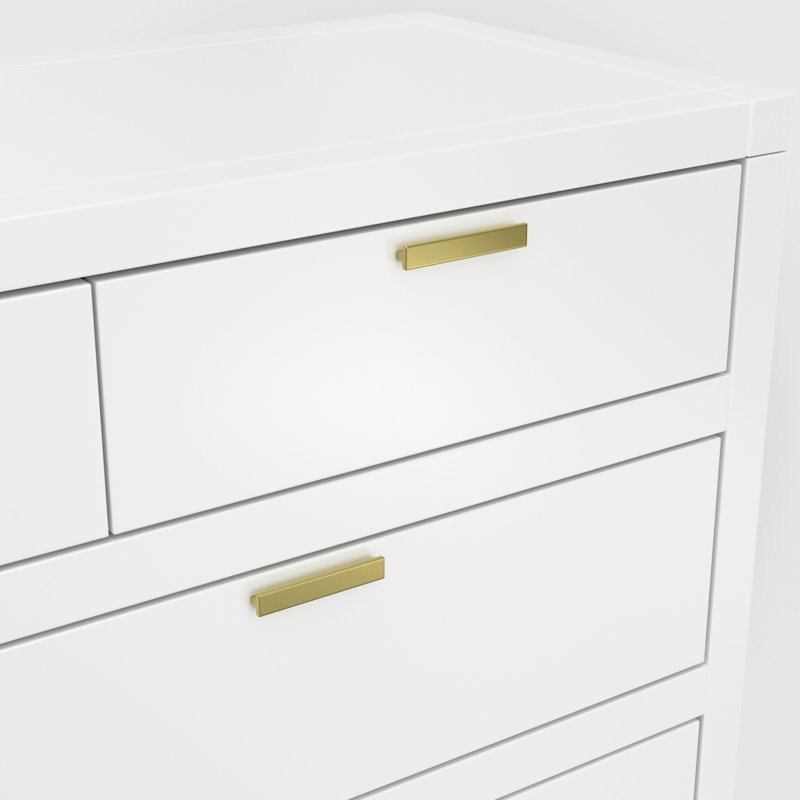 Milburn 63'' W 7 - Drawer Dresser, White