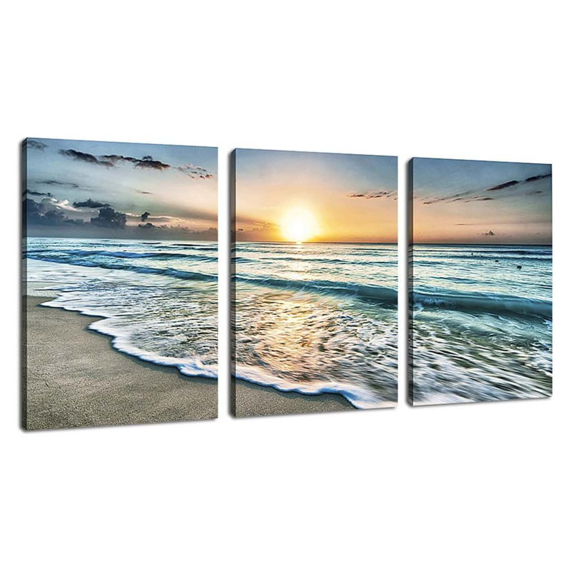 3 Piece Wrapped Canvas Print, 60 cm H x 40 cm W
