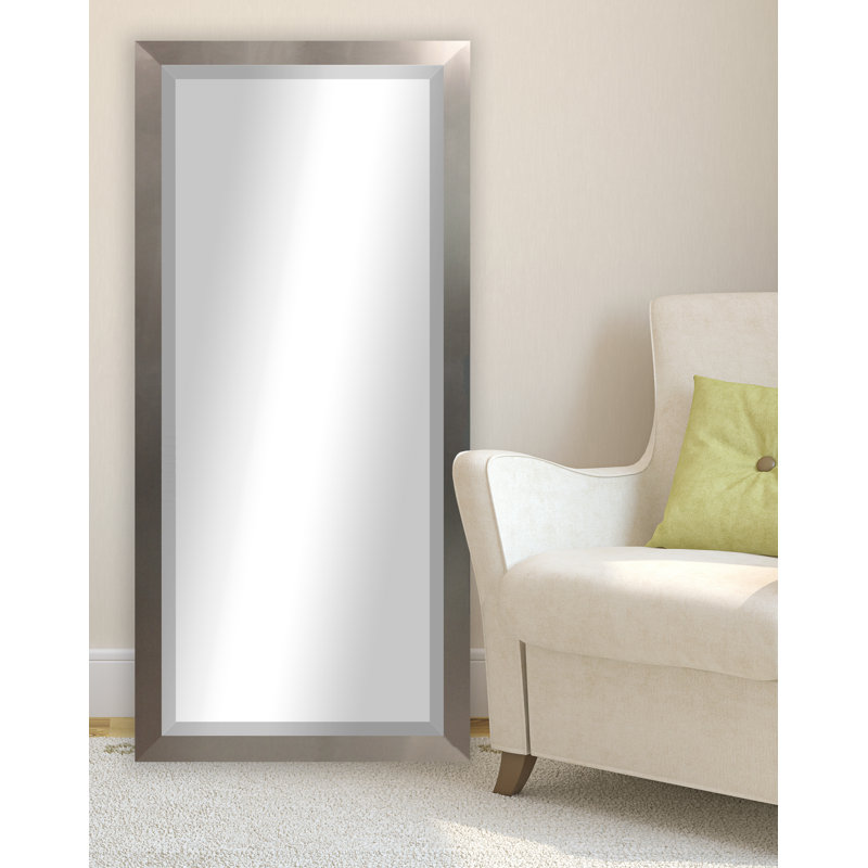 Miroir pleine grandeur Tacony, H 71 po x l 30 po, Argent