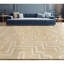 Geometric Area Rug in Cream/Butter/Gray-518246152