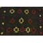 Tapis de zone en laine vert 4 pi x 4 pi 3 po one-of-kind-noué la main Earley
