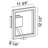 Architectural Outdoor Square LED Wall Mount