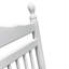 Chaise berçante balcon pour adulte - blanc-130055722