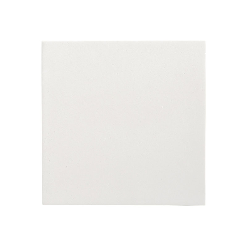 Quarry Cream Square Stone and Metal Contemporary End Table