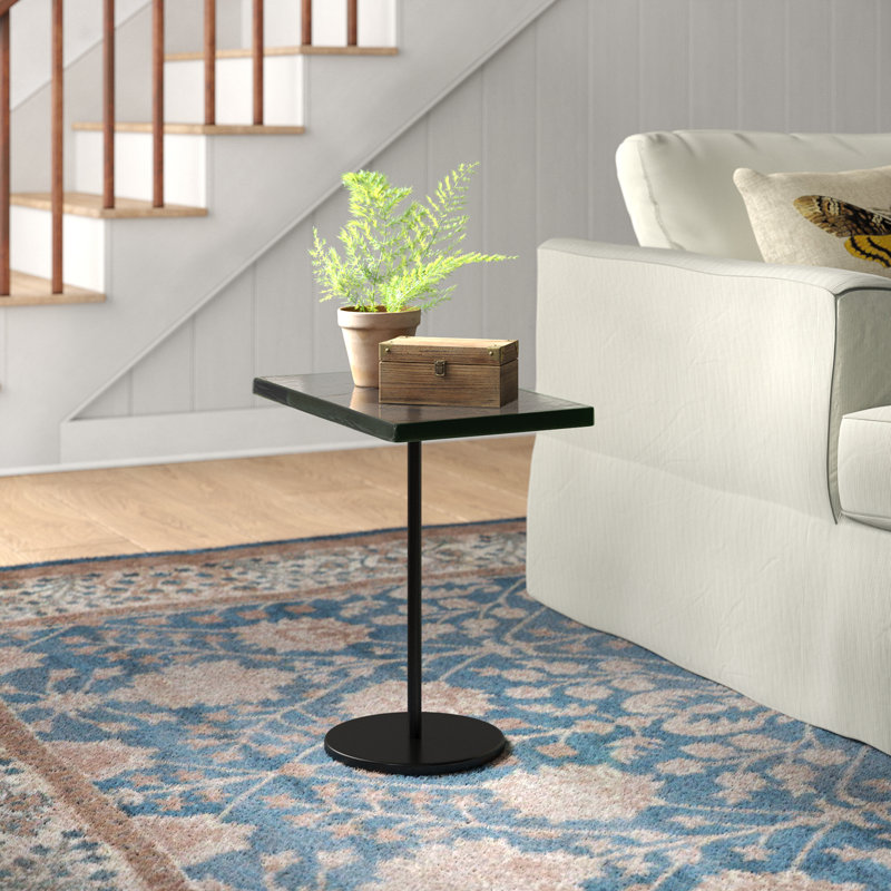 Birkett Glass Top End Table