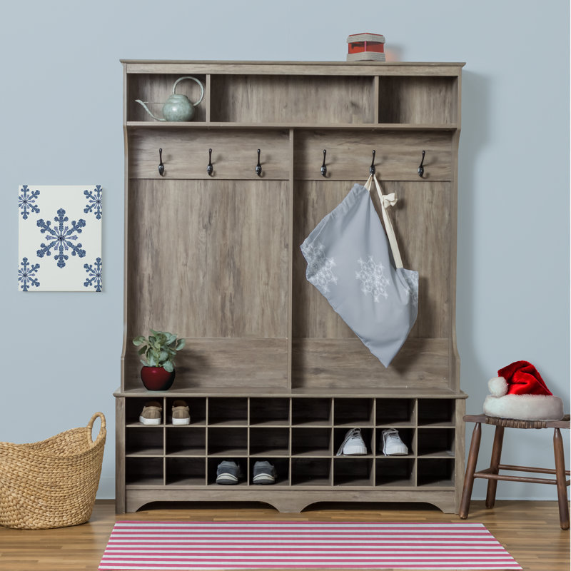 Fabric Laundry Bag with Handles, Gray, Small (29" H x 18" W)