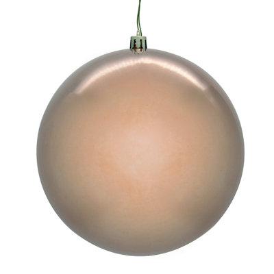 Perle sans soudure rose perle or rose percée aux rayons UV. Comprend 4 décorations par boîte.