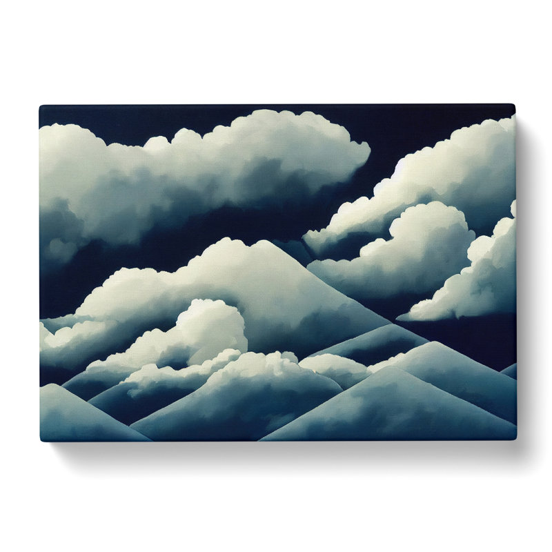 Sacred Clouds - Wrapped Canvas Graphic Art, 35cm H x 50cm W x 3cm D
