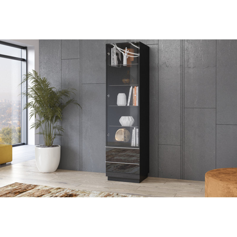 Estarlin Display Cabinet, Black