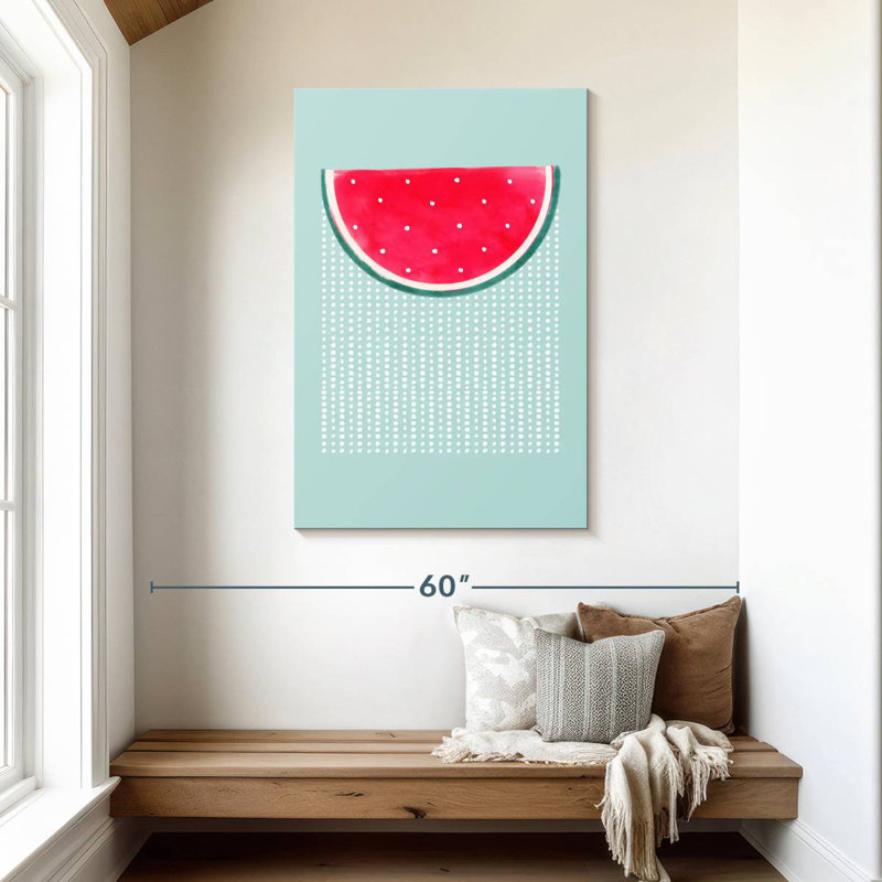 Pluie de melon d'eau Yarlin, H 45 po x l 30 po