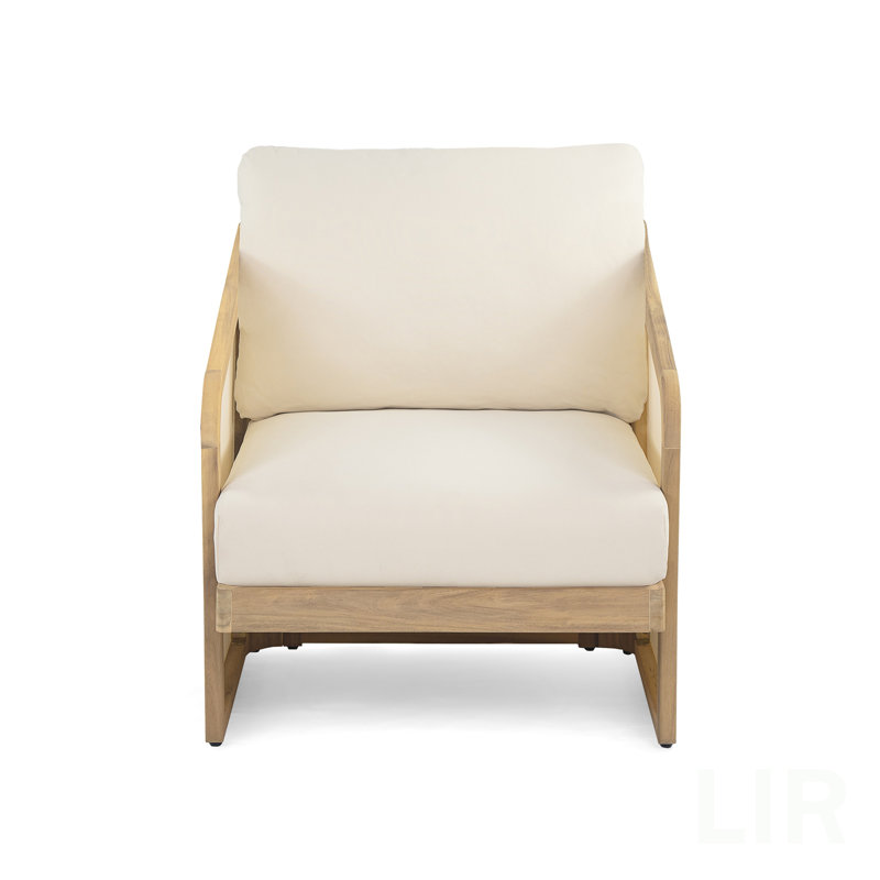 Fauteuil club Royal Wood Textilene, fauteuil