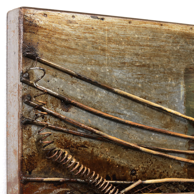 Handmade Traditional Buildings & Architecture Wall Decor on Metal