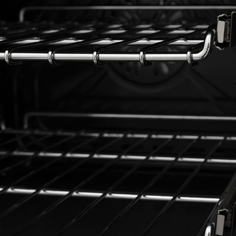 ZLINE 36" Legacy Dual Fuel Range, Black Brass Burners Stainless Steel