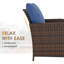 Ensemble de conversation en rotin pour 2 personnes avec repose-pieds Idamarie-85514300-105270514